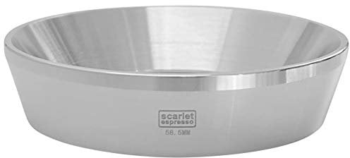 scarlet espresso | Präzisions-Trichter »Barista Cono Grande 58,5 mm« aus Edelstahl für Siebträger, Dosing Funnel Fülltrichter für Kaffeemehl