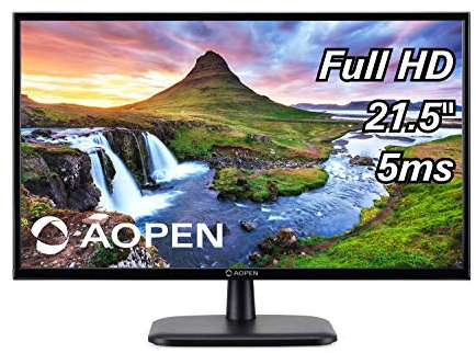 AOPEN 22CV1Q bi 21.5 Full HD (1920 x 1080) VA Monitor for Work or Home (1 x HDMI & VGA Port)