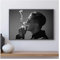RUIYANMQ Leinwand Bild G-Eazy Poster Und Drucke Rapper Musik Sänger Star Schwarz-Weiß-Wandkunst Für Schlafzimmer Wohnzimmer Home Decor Ky343Fa 40X60Cm Rahmenlos