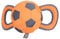 Dehner Wild Nature Hundespielzeug Outdoor Handle Ball, inkl. Quietscher, ca. 35 x 20 x 20 cm, Oxford-Baumwolle, orange