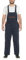 C.B.F. Balducci Group Salopette Da Lavoro Multitasche Uomo Donna (Blu/Arancione, S)