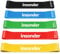 Insonder Fitnessbänder 5er Set - Resistance Bands Set - Widerstandsbänder, Gymnastikband, Fitnessband - Strength Training Equipment - Gummiband Sport - Trainingsbänder + Booty Band