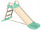 COIL Toboggan Extérieur Aire De Jeux pour Jardin Toboggan Enfant Extérieur - Toboggan Intérieur, Toboggan De Jardin Enfant Toboggan - Toboggan Autonome, Toboggan (crème/Turquoise)