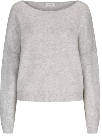 American Vintage Oversized Oversized Pullover DAMSVILLE mit Wolle M-L Grau