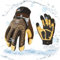 Vgo... Cold Weather Waterproof Heavy Duty Safety Work Gloves, 32°F/0°CWinter Mechanic Gloves,w/3M Thinsulate Lining,Impact & Vibration Reduction(SL8849FLWP, Brown, L, 1Pair) (SL8849FLWPP1)
