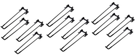Angoily 12 STK Klappbare Metallbasis Faltbare Haarnadel Tischbeine Möbelbeine Couchtischbeine Aus Metall Klappbare Tischbeine Aus Eisen Klappbare Beine Tischgestell Aus Eisen Ersetzen