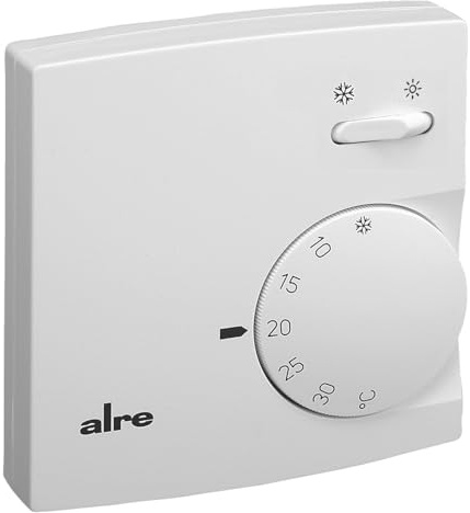 ALRE RTBSB-001.065 Raumtemp. Regler, Sechskant, Elektromaterial, Grau