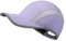 GADIEMKENSD UPF50+ Quick Dry Sports Hat Lightweight Breathable Reflective Outdoor Running Cap (Folding Series, Light Purple)