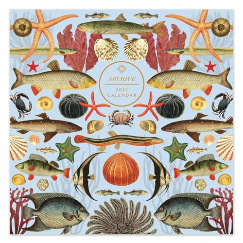 2025 Archive Oceans Sealife Square Wandkalender