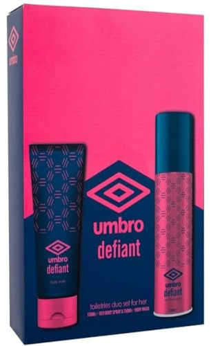 Umbro Defiant Body Spray 150ml And Body Wash 150ml
