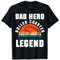 Dad Hero Roller Coaster Legend Achterbahn Fathers Day T-Shirt