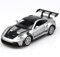 TOKAXI 1/36 Maßstab Porsche 911 GT3 Diecast Modellautos, Rückziehfahrzeuge Porsche 911 Spielzeugauto, Autos Geschenke für Jungen und Mädchen (Silber)