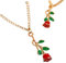 Yardenfun 1Stk Rosenhalskette Rosenanhänger goldenes Medaillon Goldkette Rosenschmuck geschenkt Halsketten Gold Rose pendant necklace Antique pendant necklace Rosenkette Vintage Halskette