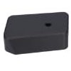 Abdeckhaube schwarz passend für Bandschleifer GBS 75AE und andere Bosch Modelle - 1605510150
