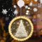 23GUANYI Luces Ventana Navidad con 36 LEDs, Blanco Cálido Árbol de Navidad Luces LED Navidad 3D Colgante Luces Navidad con Pilas para Interior al Aire Libre Luces de la Ventana Decoracion Navidad