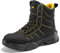 SPIEZ Stivali Antinfortunistica Uomo SB PL, Leggeri Stivali da Lavoro con Cerniera, Comode Scarpe Antinfortunistiche con Punta in Acciaio, EU41, Nero-giallo