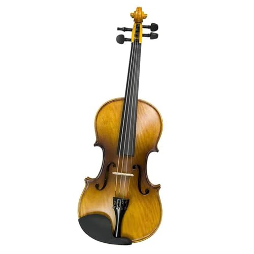 Erwachsenen geige Anfänger Geigenbausatz Größe 4/4 Akustik-Violine Mit 4/4-Bogen Und Steg Aus Brasilholz Tragegurt Und Etui
