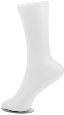 HAWILLOSCH Magnetische Vertikale Fußform Socken Sockenmodell Gefälschter Fuß Frau Schaufensterpuppe Sockenform Schuhdisplay Schaufensterpuppe Beinschuhe Display Fußmodell Schuhe Display