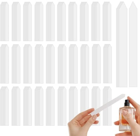 500 Stück Parfüm-Teststreifen, Einweg-Papierstreifen für ätherische Öle, tragbarer weißer Dufttester, Aromatherapie-Teststreifen für Damen und Herren, Parfümduftherstellung und Duftprüfung