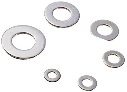 GLEAVI Unterlegscheiben Aus Flachdichtungen Für Schrauben Stahl-unterlegscheiben Mit Guter Leitfähigkeit Geeignet Für Ölablassschrauben Und Wasseranschlüsse