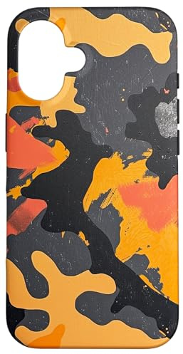 Militär Camouflage Tarnmuster Grünes Camo Muster Hülle für iPhone 16