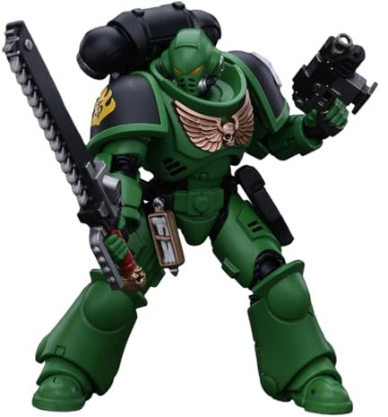 HiPlay JOYTOY Warhammer 40,000 1/18 Salamanders Intercessors Frère Haecule JT5222 Collection de Figurines Articulées Modèle Cadeau