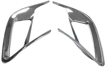 NEGRO 2 STÜCKE Hinten Nebelscheinwerfer Lampenabdeckung Trim Fit for Ford Focus MK4 Limousine 2019-2020 Chromrahmen Schutz für Nebelschlussleuchte