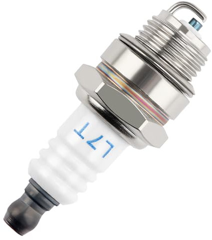 VooGenzek 1 Piezas L7T Bujías para Motosierra, Bujía BM6A / L7T Reemplazo, Bujía para Desbrozadora, Bujías de 2 Tiempos, para Cortacésped Motosierra Repuestos de Motor