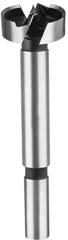 Forstner Bohrbohr, Verzahnte Forstner Bohrbohr mit rundem Schaft für Holz, Zweigloch, Scharnierloch, Topf, Spanplatte, Faserplatte (Ø 28mm)