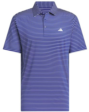 adidas Herren Performance Two-Color Stripe Polo Polohemd