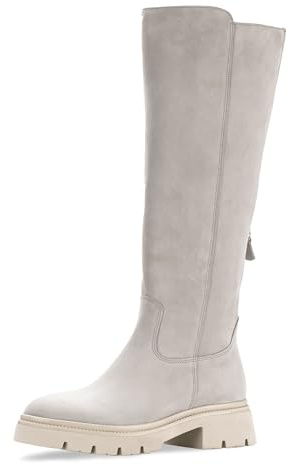 Gabor Damen Klassische Stiefel, Frauen Stiefel,lederstiefel,reißverschluss,Winterstiefel,Winterschuhe,leinen/Desert,38.5 EU / 5.5 UK