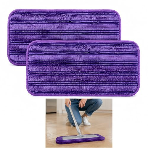 Lingette Lavable en Microfibre Compatible Swiffer WetJet, Multi-Surfaces, réutilisable
