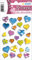 HERMA 5217 Aufkleber Herzen Bunt klein, 25 Stück, 3D Herz Sticker in blau gelb grün rosa, Etiketten in Herzform für Valentinstag Liebe Hochzeit Geburtstag Scrapbooking Dekoration Geschenk Briefe DIY