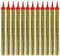 12 Eisfontänen/ Zaubersterne Brenndauer 100 Sekunden