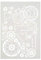 EFCO Steampunk Stencil Zahnrad Zifferblatt