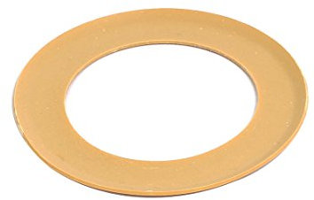 sourcing map Air Compressor Compression Piston Ring Replacement Part 72mm OD 48mm ID 0.9mm Thickness, Yellow