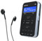 Portable DAB/DAB+ & FM Digital Radio | Sports Earphones Included | Clear Digital Display | Rechargeable Battery (10-12 Hours) | Perfect for Sports, Hiking or Working | AZATOM A2 (Silver/Black)
