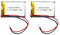 RAEWSTCO 2PCS 3.7V 1100mAh 603449 Batteria ai polimeri di litio ricaricabile Lipo con connettore JST-Fai una polarità sicura del dispositivo corrispondente con la batteria prima dell'acquisto
