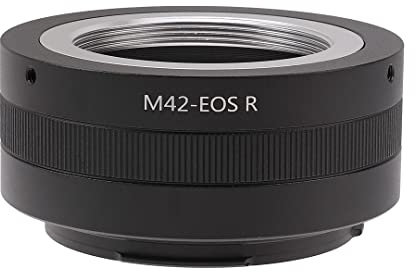 Fotga Objektivadapter für M42 42 mm Schraubobjektiv an EOSR RF Mount Serie für Canon EOS R RP R5 R6 R5C R6 Mark II R7 R8 R10 R50 DSLR Kamera