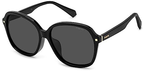 Polaroid Unisex PLD 4112/f/s/x Sunglasses, 807/M9 Black, 54