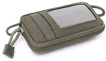 Yizelli Mini Pochette Tactique de Taille Imperméable Molle Accessoires Fanny Pack Sac de Ceinture de Taille Durable (Armée Verte)