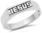 Joyara Sterling Silber 925 Jesus Ring