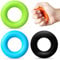 Handtrainer Fingertrainer, 4er Set Unterarm Finger Handgrifftrainer, Handmuskeltrainer Grip Strength Trainer, Silikonringe Unterarmtrainer für Muskeltraining Sport, Bouldern, Fitness