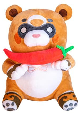 MayDee Genshin Figur Guoba Plüschtiere 30cm, Anime Figure Marchosius Puppen Fans Kinder Geschenke Zimmer Party Dekoration, Genshin Plush Weiche Stoffpuppe
