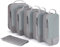 BAGSMART Koffer Organizer Packing Cubes Compression 6 Stück, Rucksack Organizer Packtaschen, Wasserdicht Packwürfel Kompression, Travel Essentials Kofferorganizer FüR Handgepäck, Grau