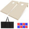 Cornhole Set-4'x 2' Maislochbretter Set, Massivholz Cornhole Game Outdoor Set, Maislöcher Outdoor-Spiel, Maisloch-Sets mit Beuteln, reguläre Größe, perfekt für Rasen, Hinterhof, Strand, Park (SB471)