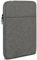 moex Tablet Hülle für Oukitel OT5 Tasche mit Reißverschluss und Fach für Zubehör, Nylon Stoff Sleeve weich Gepolstert, Schutzhülle Minimalistisch Dash Case, Dunkelgrau