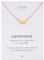 LUUK LIFESTYLE Collier pour femme avec pendentif en forme d‘arête de poisson en acier inoxydable, longueur réglable, 50 cm, superposé, or