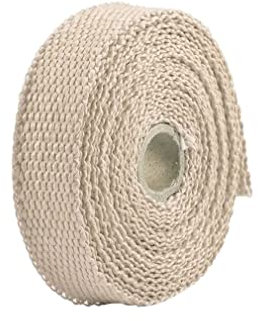 WANGZEYU Hitzeschutzband 5M Auto Motorrad Auspuff Wrap Rohr Header Heat Wrap Turbo Mainfold Hitze Auspuff Thermal Wrap Tape Edelstahl Krawatten Auspuff Dichtband (Color : 2)