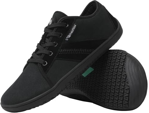 Freiluftkind Baker Barefoot Shoes Antiscivolo (Nero/Misura 45) – Il Scarpe Barefoot Perfetto per la Tua Avventura – Scarpe Barefoot Uomo e Donna